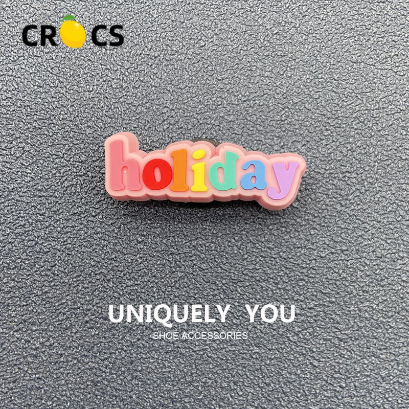 ใหม่ crocs ดอกไม้ขนาดเล็ก Series Hole รองเท้าดอกไม้รองเท้าหัวเข็มขัด Carlo Chi อุปกรณ์ตกแต่งที่ถอดออกได้ DIY ตกแต่งรองเท้า