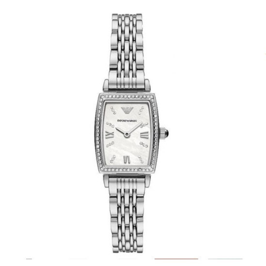 Armani woman's crystal-encrusted quartz watch AR11405 AR11406 - 26mm minimalist fashion watch