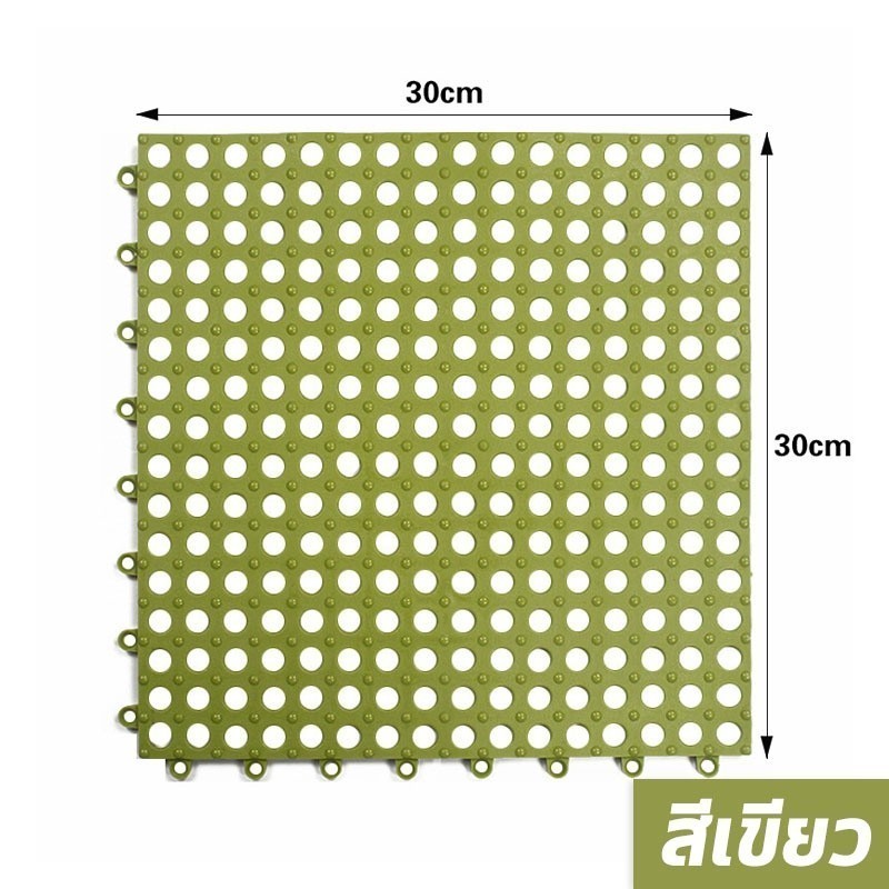 YTL แผ่นจิ๊กซอว์ปูกรง รองกรงสัตว์เลี้ยง สามารถกันลื่นได้ พรมดักทรายแมว แผ่นรองกรงสัตว์เลี้ยง 30*30cm DIY - รูปที่ 5