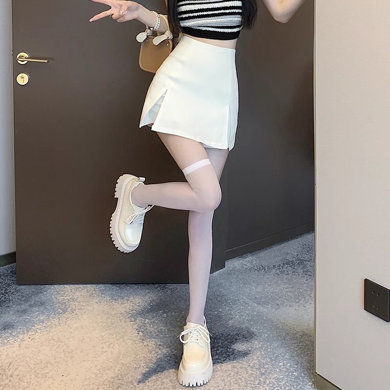 ส่งไวจากไทย  MSD ผู ้ หญิงฤดูร ้ อนสาวร ้ อนเอวสูง A-line Slit กระโปรงสะโพก ราคา ถูกที่สุด ดีลบีเคเค แกลเลอรีภาพที่ 7