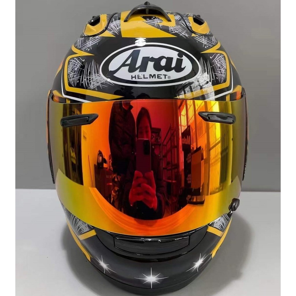 Arai RX7X Warrior พร้อมหมวกกันน็อคแบบเต็มหน้าดาบ Arai Samurai หมวกกันน็อคแบบเต็มหน้า