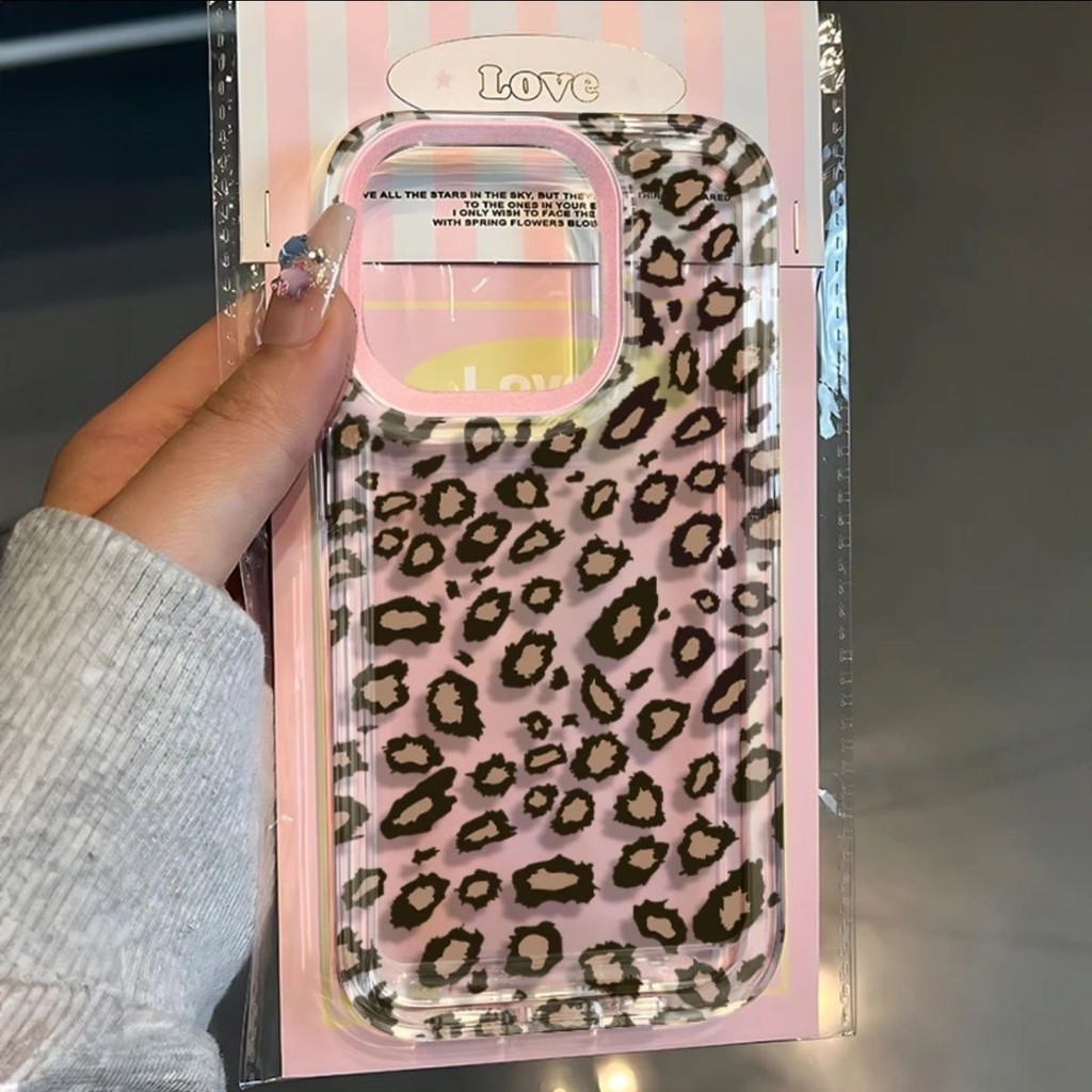 {KK Store} เคสโทรศัพท์ซิลิโคนอ่อนนุ่มลายจุดลายเสือดาวเหมาะสําหรับ iPhone x/xs/xr/xsmax/7/8plus/11Promax/12/13/14Promax/15 เคสกันกระแทกแบบรวมทุกอย่าง