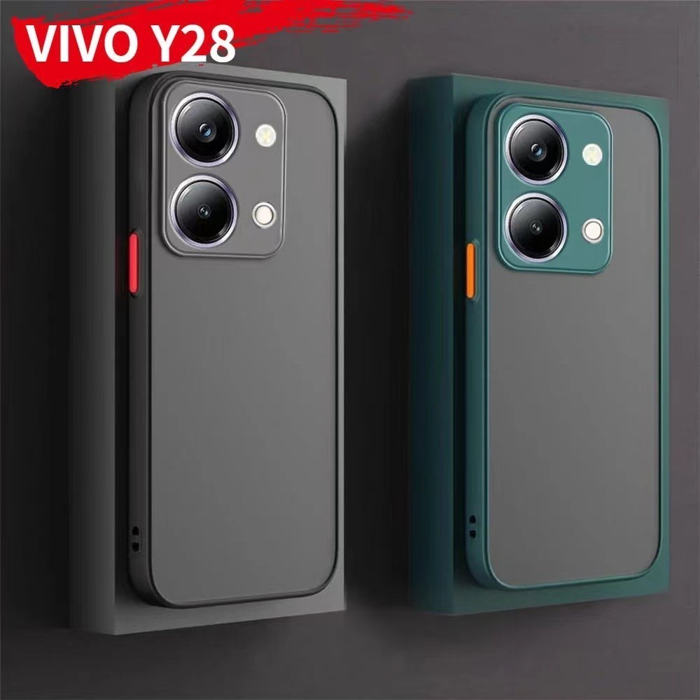 เคส กันกระแทก ด้าน สำหรับ Vivo Y28 4G/Y03 Y18 Y100 Y02 Y02S Y02A Y02T Y16 Y27 Y21 2021 Y20 Y12A Y12S Y3S Y11  วีโว่ 025 ราคาถูก Shopee Lazada