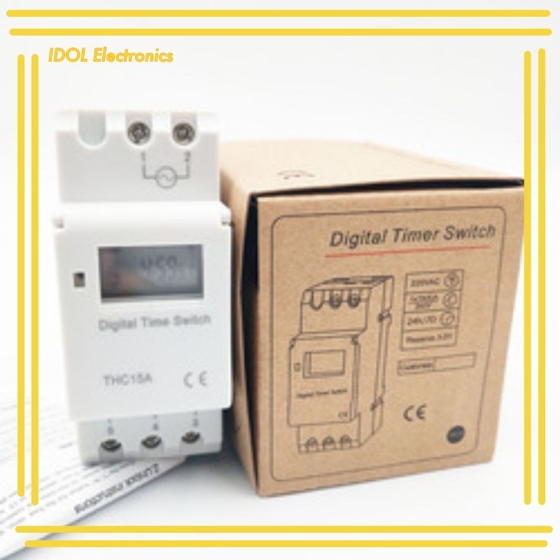 ราคาถูก! ทามเมอร์ดิจิตอลทำงานได้ 7วัน รุ่น THC-15A กระแส 15A 250vac 16โปรแกรม สลับการทำงานอุปกรณ์ไฟฟ้าได้
