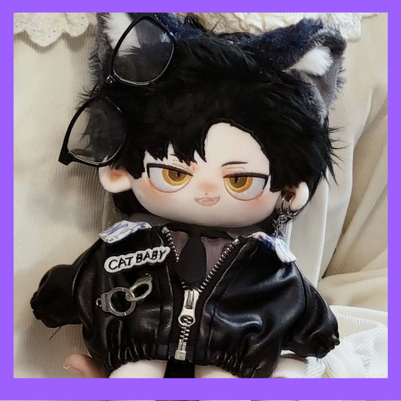 ไฮคิว 20ซม .! Kuroo Tetsurou Black Meow Super Cool สีดําผมทองนักเรียนตุ ๊ กตาตุ ๊ กตาอะนิเมะการ ์ ตูนและรอบตุ ๊ กตา