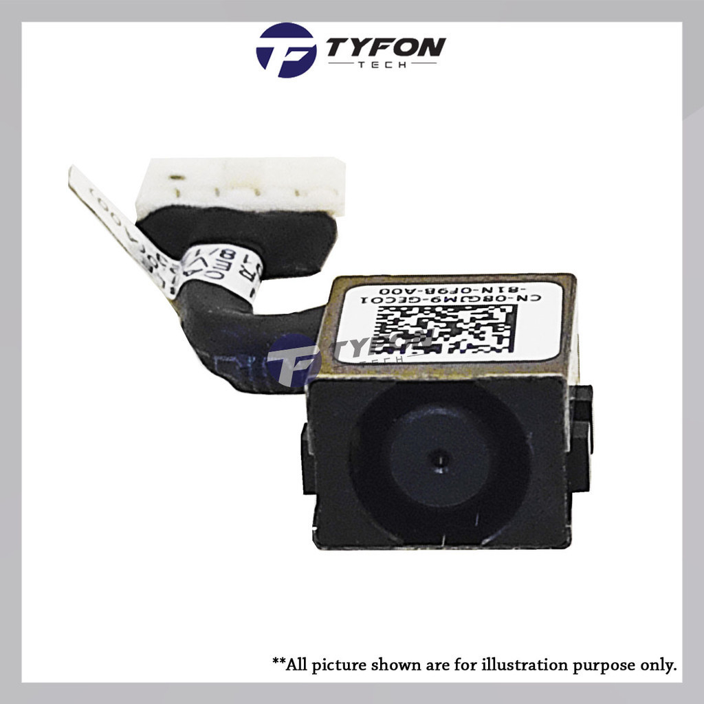 Dell Latitude 7480 7490 7491 แล็ปท็อป DC Power Jack สายชาร์จ DC30100Z400 08GJM9