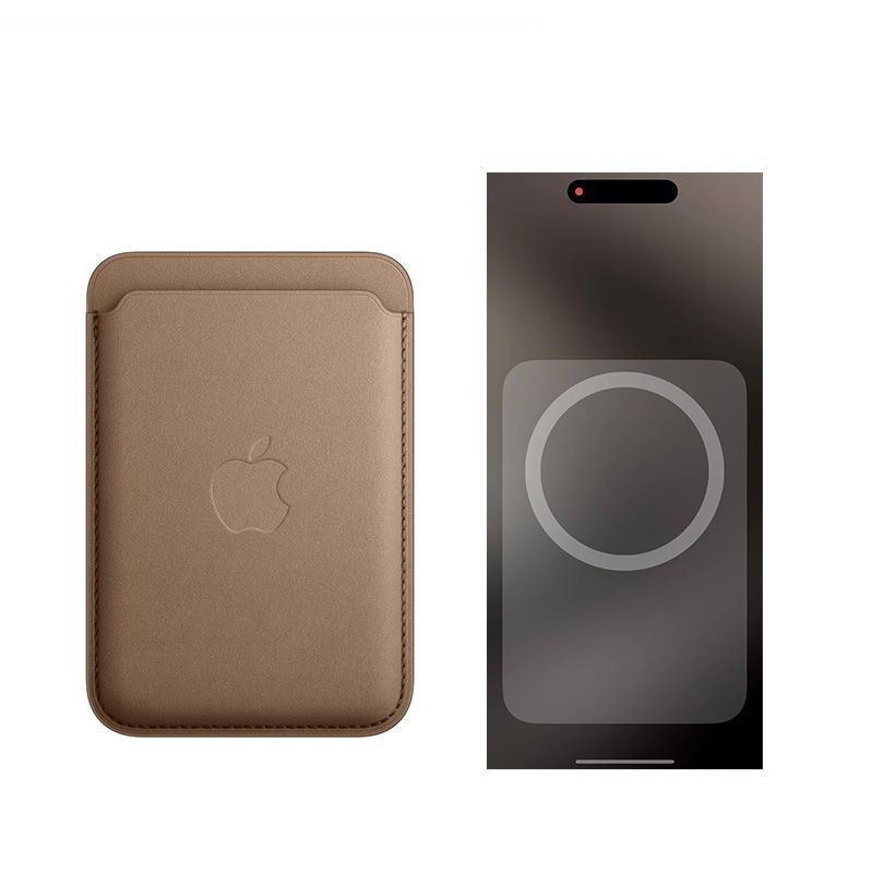 Magsafe Wallet Fineทอ Twill Card Holder Magnetic Apple Card Holder 15promax14promax13pro12 Animation