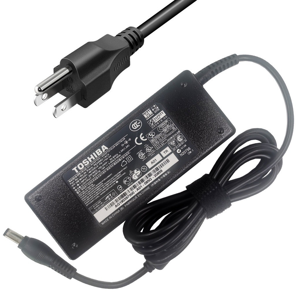 ใหม่ 3.95A 75W แล็ปท็อปอะแดปเตอร์ AC สําหรับ Toshiba PA3468E-1AC3 PA-1750-09 A100 A105 M40X M60 M65