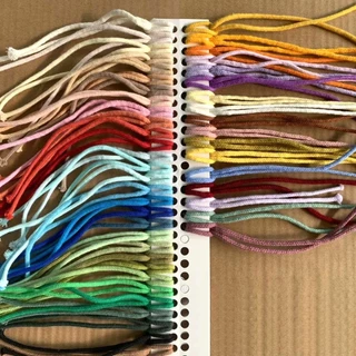 เชือกฝ้ายเส้นกลม 3 มิล เชือกมาคราเม่เส้นกลม rope core-spun cotton น้ำหนัก 300 กรัม 100 เมตร