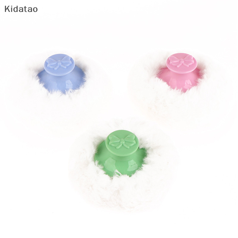 Kidatao แป้งพัฟแห้งแป้งพัฟพร้อมกล่อง Baby Soft Face Body เครื่องสําอางแป้งพัฟแป้งฝุ่นฟองน้ํากล่องคอนเทนเนอร์ใหม่