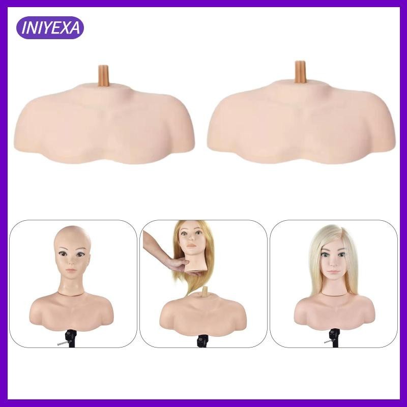 [Iniyexa ] นางแบบเครื ่ องสําอางรุ ่ น,หุ ่ นหัวขาตั ้ งสนับสนุน,หน ้ าอกไหล ่ สําหรับการฝึกทําผม,ฝึกร ้ านตัดผม