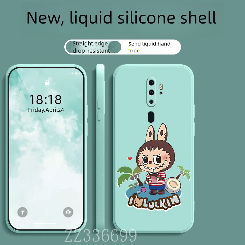 เคส OPPO A5 2020 A9 Labubu เคสโทรศัพท์ซิลิโคนฝาครอบป้องกัน
