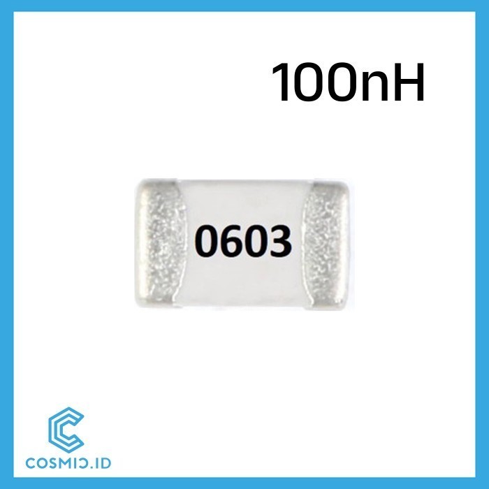ตัวเหนี่ยวนํา 100nH SMD SMT 0603 ตัวเหนี่ยวนํา 100 nH Nano Henry NanoHenry