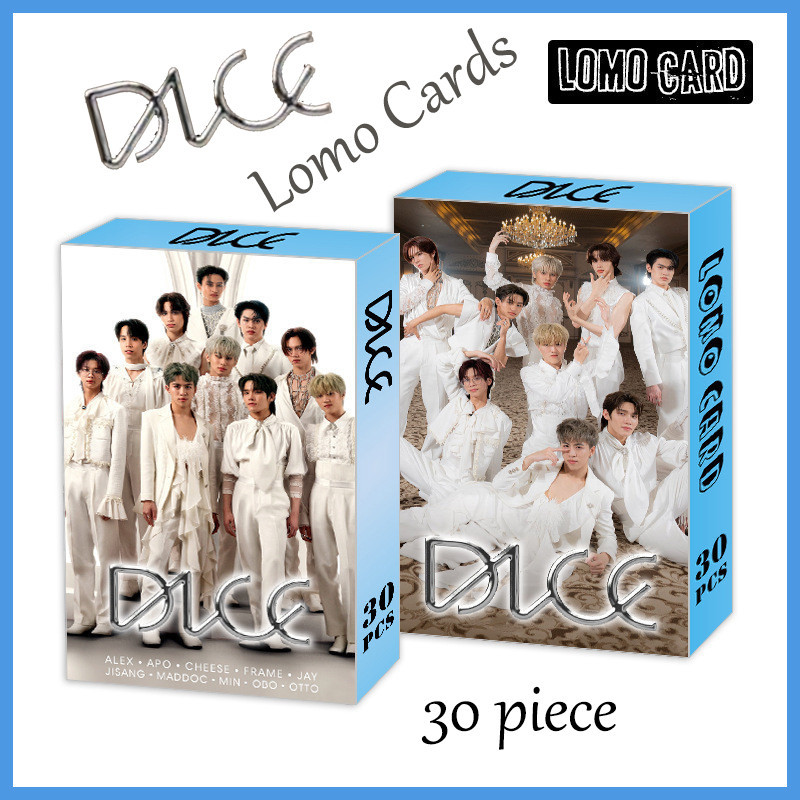 Lomocard Dice One Box 30 ชิ้น Photocard Lomo Card Star Collection การ์ด