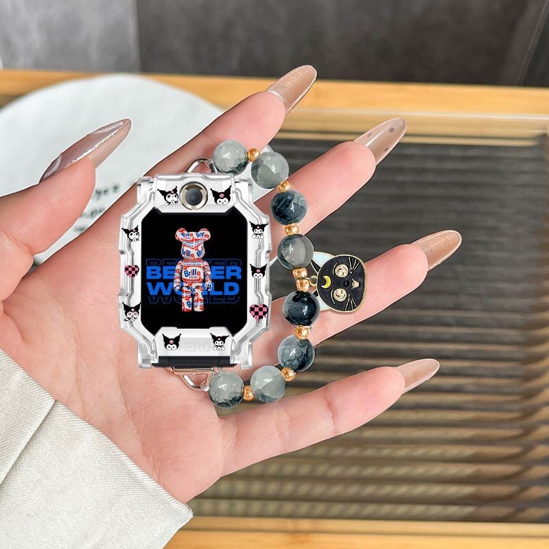 imoo สายซิลิโคน สำหรับ Imoo Z1 Z6 Z7 Z2 Z5 สายนาฬิกา สร้อยข้อมือเชือกลูกปัดการ์ตูน