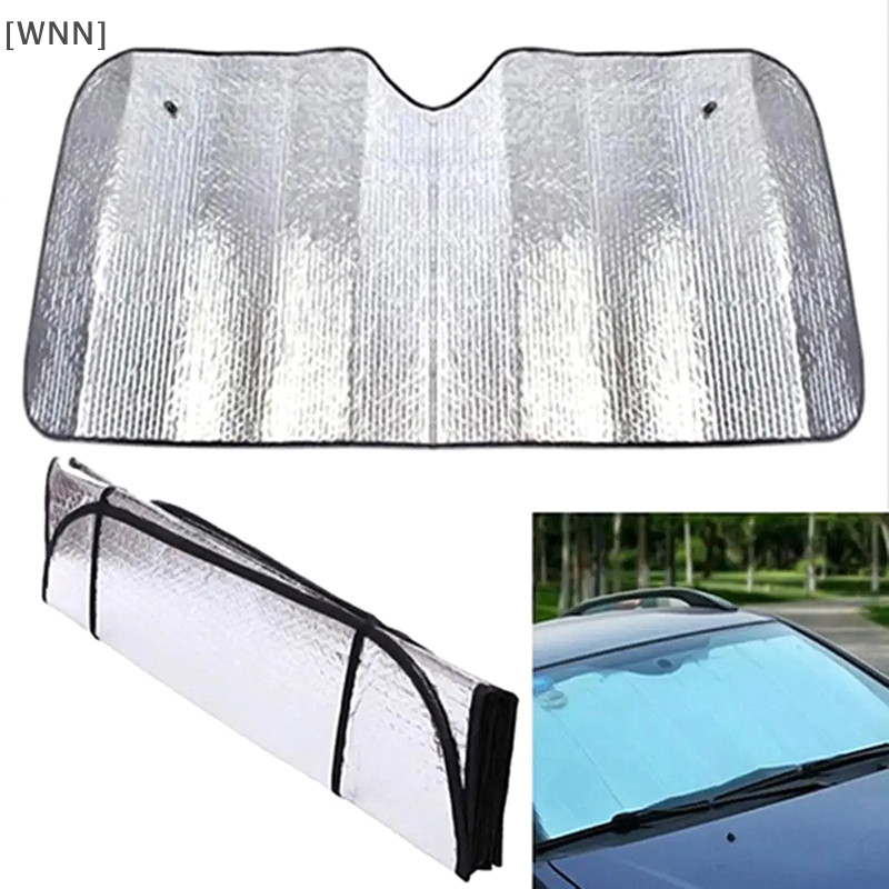 [WNN]คลังสินค้าพร้อม 130/140 ซม.กระจกรถยนต์แบบพับได้ Sun Shade Visor ฝาครอบบล็อก Reflector แบบพกพา Breathable Anti UV Protector TH