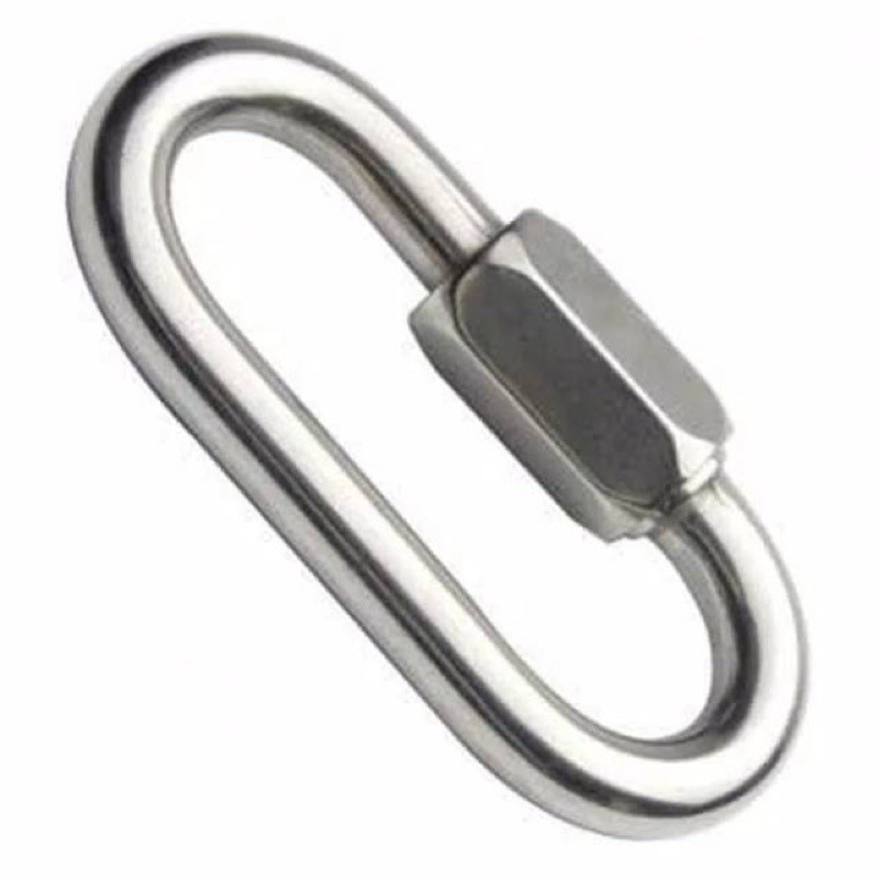Mailon Rapid Mini Carabiner สกรูรูปไข่สแตนเลส Carabiner เหล็ก 6 มม.