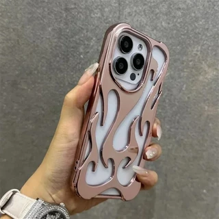 เคสมือถือใสหรูสไตล์แพนด้าพร้อมที่ใส่เลนส์ แบบแม่เหล็ก เข้ากับ iPhone 16 15 14 13 12 11 Pro Max Plus กันกระแทก เคสหลังใส ดีไซน์สวย