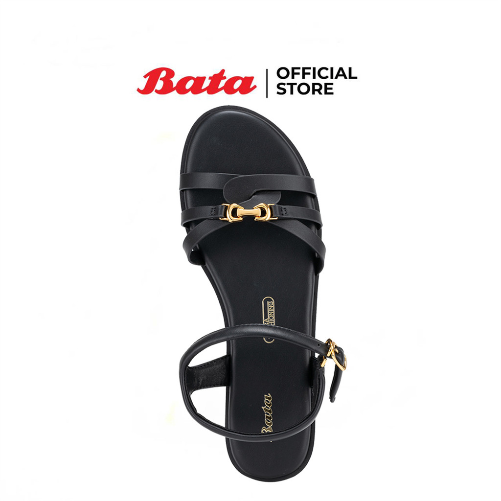 Bata บาจา รองเท้าแตะแฟชั่นแบบรัดส้น สวมใส่ง่ายน้ำหนักเบา สำหรับผู้หญิง รุ่น SOAKA สีแดง 5315084 สีดำ 5316084