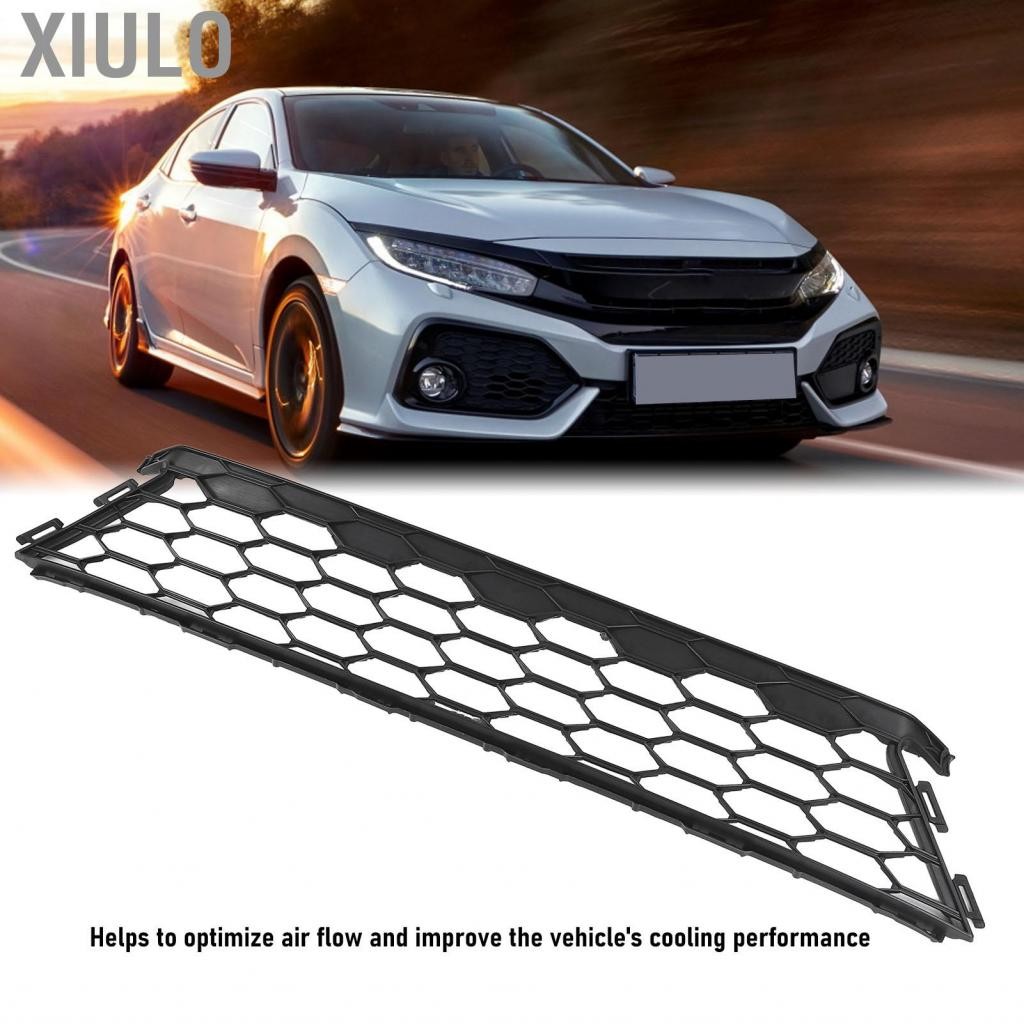 Xiulo กันชนด้านหน้าตะแกรงล่างเข้ากันได้กับ 2017-2019 แฮทช์แบ็กสปอร์ตดูดีขึ้นตาข่ายการไหลของอากาศ 71107TGGA50 71107 TGG A50 HO1036131 - รูปที่ 3
