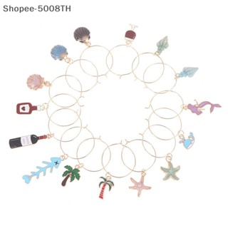 JIAM 15 ชิ้นแก้วไวน์ Charms Markers แท็กระบุไวน์ Bachelorett…
