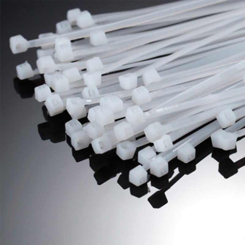 CF HOMEเคเบิ้ลไทร์ สายรัดพลาสติกไนล่อน เข็มขัดรัดสายไฟ  หนวดกุ้ง