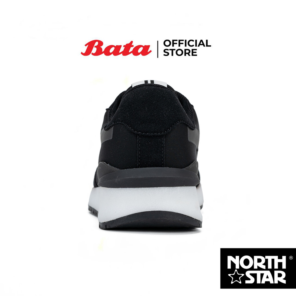 Bata บาจา by North Star รองเท้าสนีคเกอร์แบบผูกเชือก สำหรับผู้ชาย รุ่น RETRO NOVA 500 สีดำ 8206139 สีเขียวเข้ม 8207139