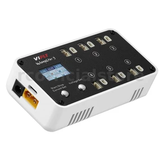 Vifly WhoopStor 3 V3 6 พอร์ต 1S LIPO เครื่องชาร์จแบตเตอรี่ Discharger ฟังก์ชั่นจัดเก็บข้อมูลสําหรับ FPV Tinywhoop 4.2V 4.35V BT2.0 PH2.0