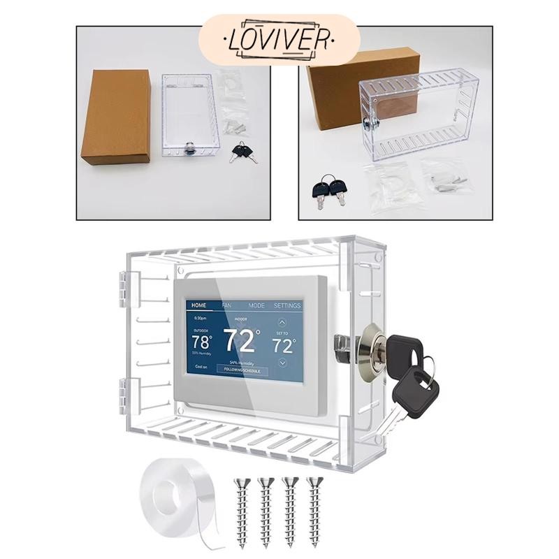 LOVIVER เทอร์โมล็อคกล่องฝาครอบเทอร์โมเทอร์โมป้องกันโปร่งใสล็อค - รูปที่ 2