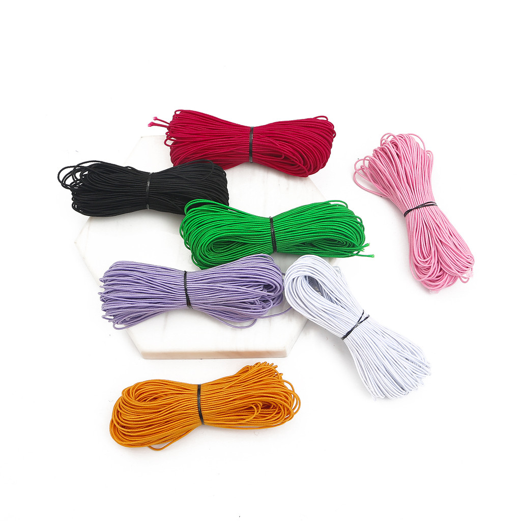 1 มม.ยืดสายยางยืด Variations 10 สีความยาว 25 ม. สําหรับทําสร้อยข้อมือประดับด้วยลูกปัด Diy - รูปที่ 4