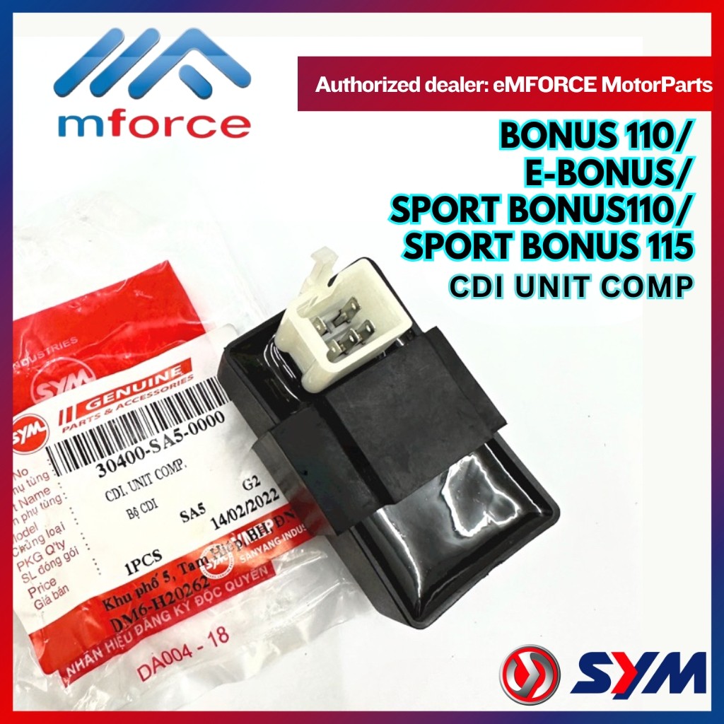 SYM SPORT BONUS E-BONUS BONUS110 BONUS 110 CDI UNIT COMP 30400-SA5-500 SYM