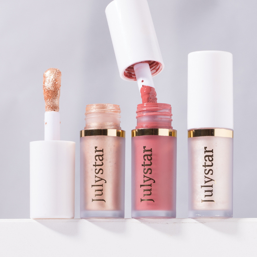 Julystar Bubble Blusher Liquid Pink Cheek Enhances Color Moisturizer Beauty Rouge Makeup Matte Liquid Blush Peach Face Natural Cheek Tint ราคา ถูกที่สุด ดีลบีเคเค แกลเลอรีภาพที่ 2