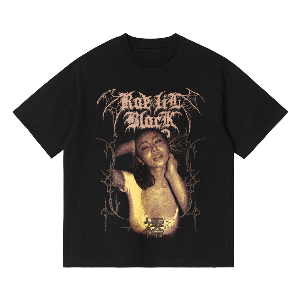 Vintage Rae Lil Black T Shirt สถานที่ i belong cotton 24s/30s