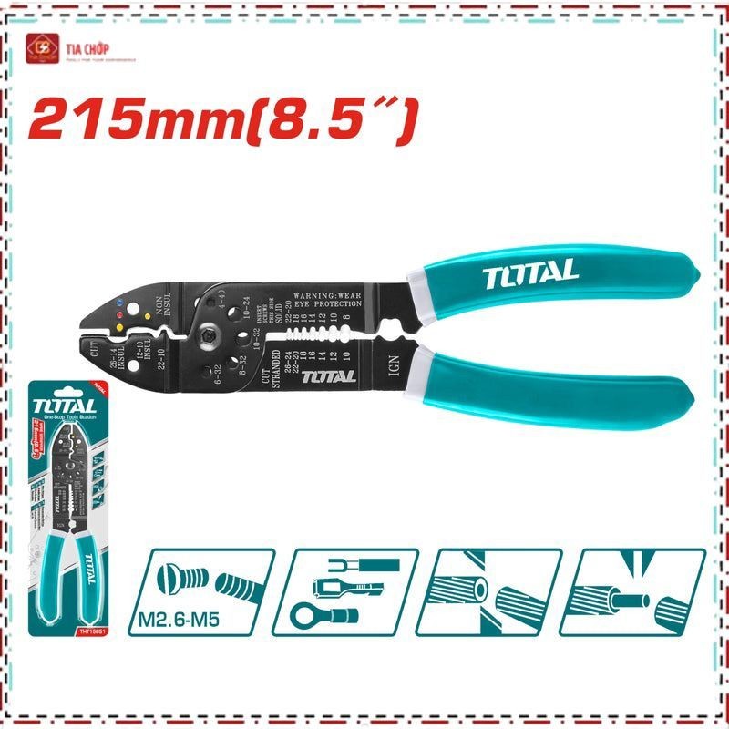 TOTAL THT15851 เครื่องปอกสายไฟ 8.5 นิ้ว [KT]