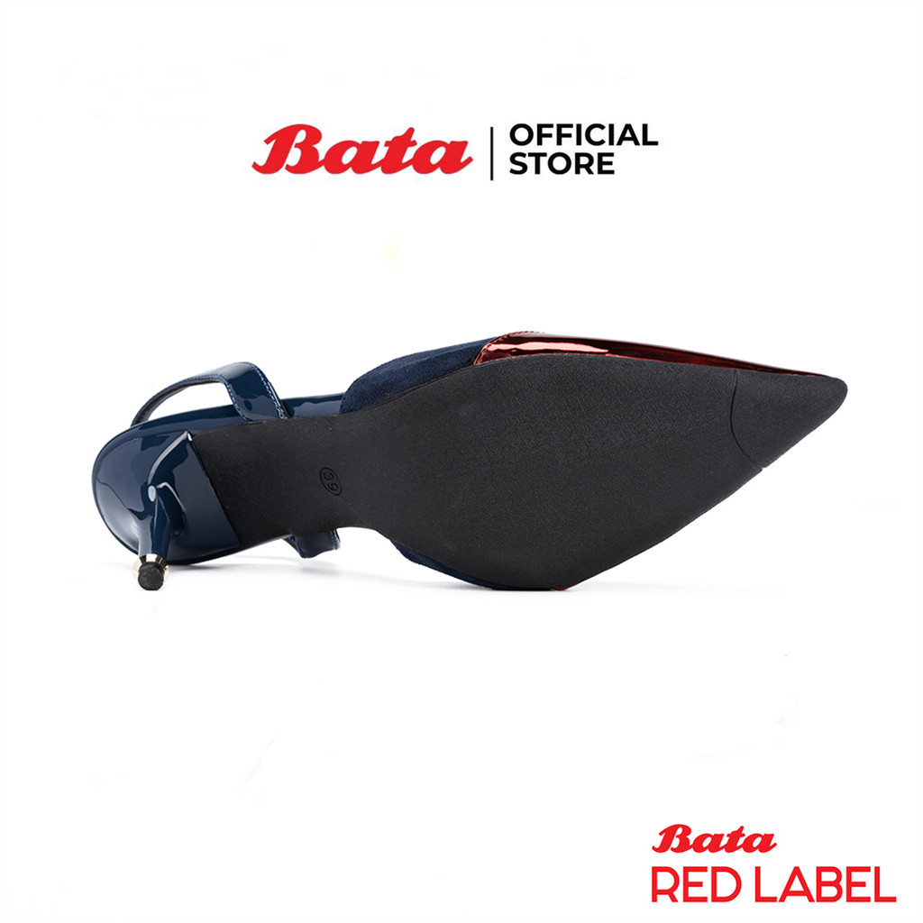 Bata บาจา Red Label รองเท้าส้นสูง ใส่ออกงาน ส้นสูง 4 นิ้ว สำหรับผู้หญิง รุ่น JIMMY สีกรมท่า 7519510 สีแดง 7515510