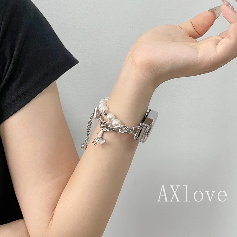 โซ่โลหะสายลูกปัดมุกสําหรับ เสี่ยวหมี่ ไมล์ วงดนตรี 10 9 8 7 มือโปร 6 5 4 3 สร้อยข้อมือสําหรับ ไมล์ วงดนตรี 9 8 สายรัดข้อมือแบบใช ราคา ถูกที่สุด ดีลบีเคเค แกลเลอรีภาพที่ 6