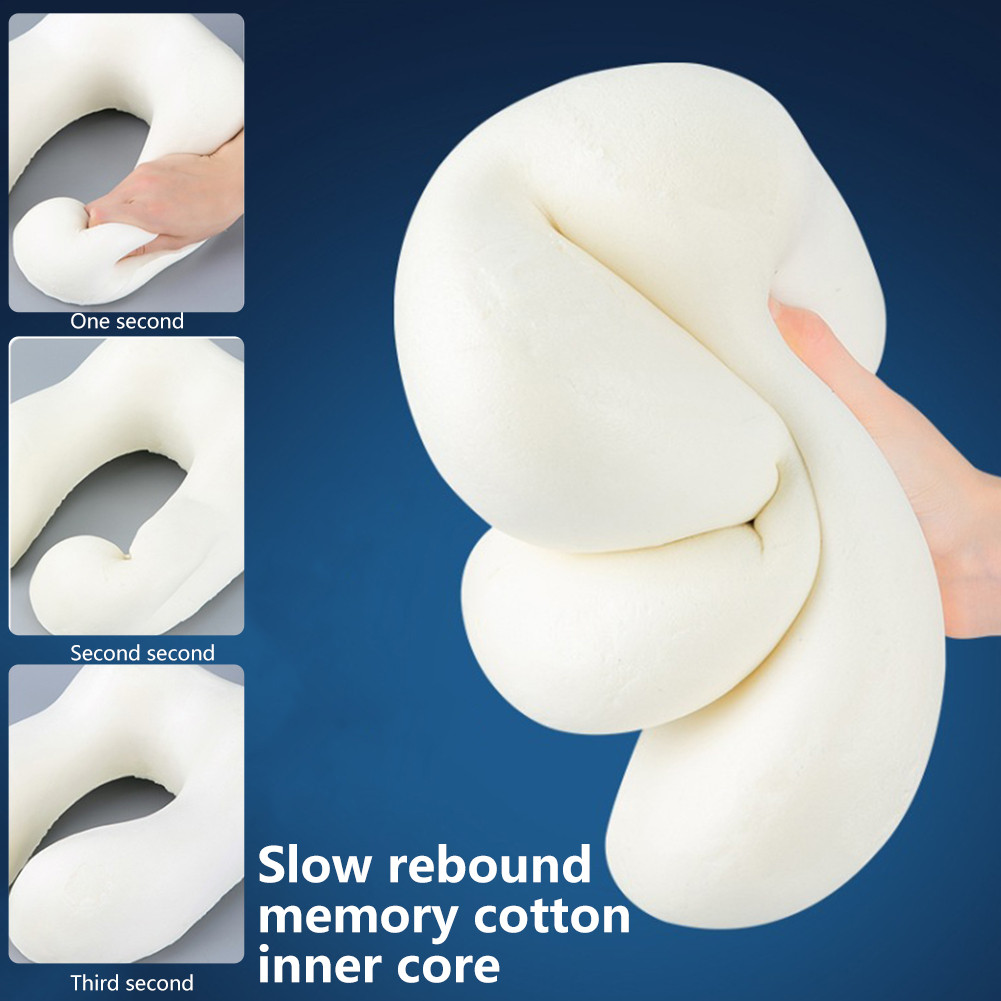 หมอนรองคอแบบพกพา นุ่ม Memory foam หมอนรองคอรถยนต์ หมอนรองคอนเมมโมรี่โฟม หมอนเดินทาง U ง่ายต่อการพกพา