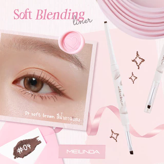 ♦️ของแท้·ส่งด่วน·ถูก♦️Meilinda Soft Blending Liner #MC3130 เมลินดา ซอฟต์ เบลนดิ้ง ไลน์เนอร์ อายไลเนอร์หัวตัด x 1 dayse