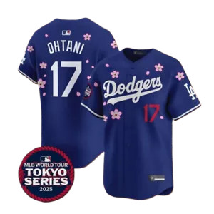 Shohei Ohtani Dodgers Blue Tokyo Series 2025 Stitching Men Jersey " ทุกขนาด "