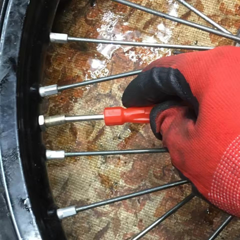 ที่จับ Slotted จักรยาน - ประแจแกนวาล์ว Tyre รถมอเตอร์ไซด์ - ไขควงแกนก้านล้อรถ - อุปกรณ์ซ่อมยานพาหนะ - รูปที่ 2