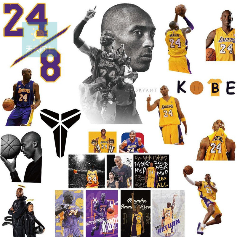50 แผ่น Star Lakers Kobe สติ๊กเกอร์ Graffiti Handbook สติ๊กเกอร์แล็ปท็อปสติกเกอร์ตกแต่งโทรศัพท์มือถื
