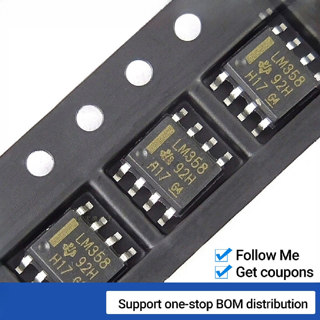 10 ชิ้น Original SMD LM358 LM358DR SOP8 เครื่องขยายเสียง 2 ช่อง
