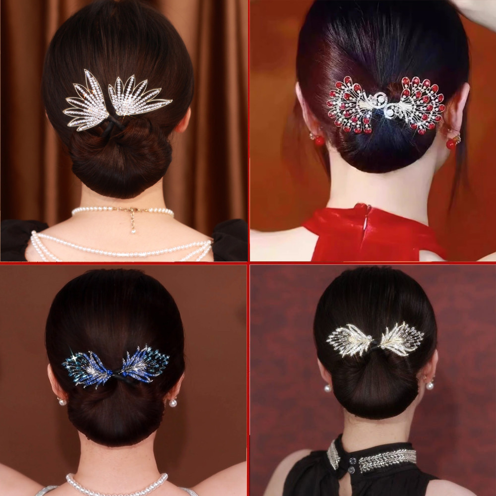 New Peacock Open Screen Hairpin Elegant Twist Clip Fillet Hair Pinch
