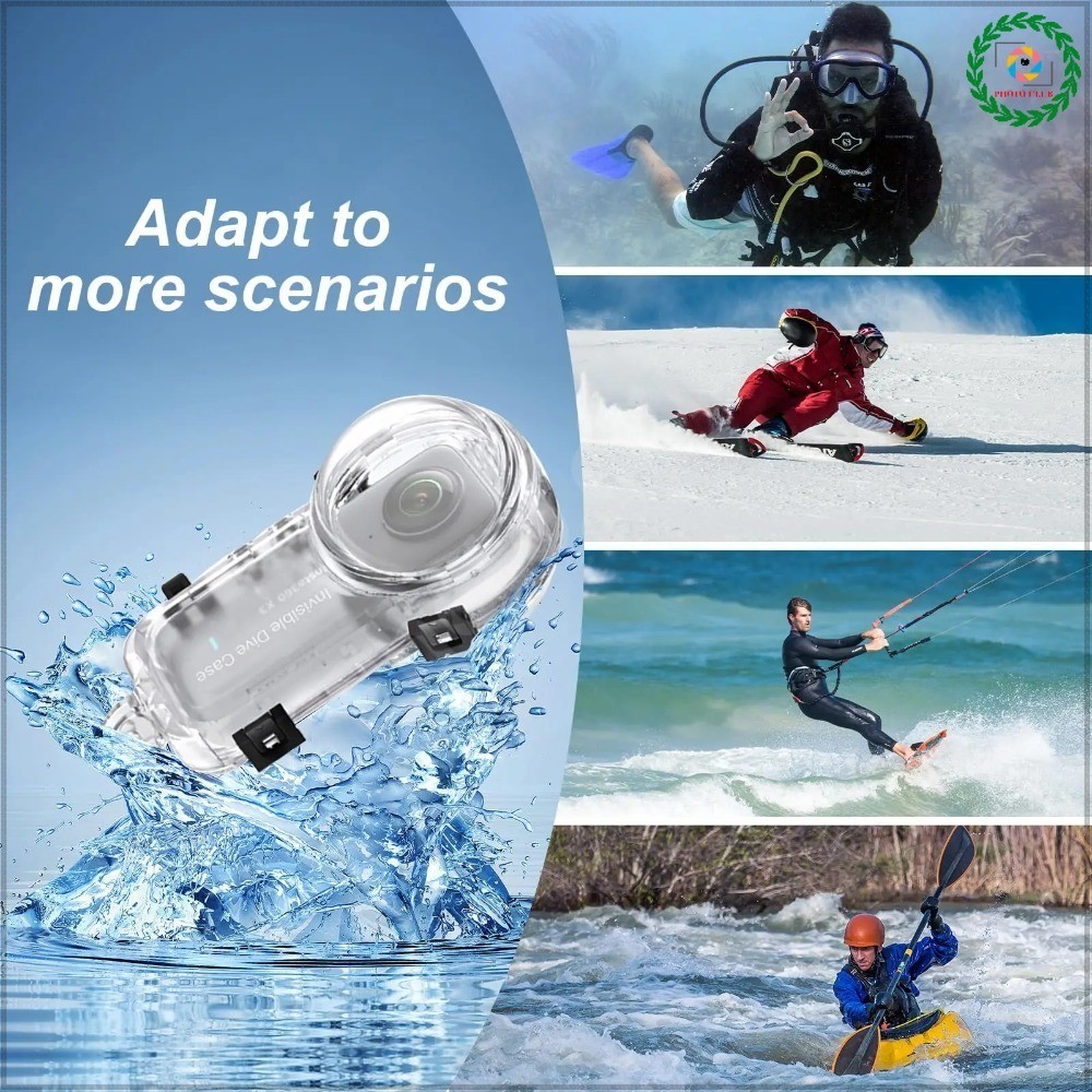 Dive case สําหรับ Insta360 X4 เคสกันน้ําใต้น้ํา 50M สําหรับ Insta360 X4 อุปกรณ์ดําน้ํา