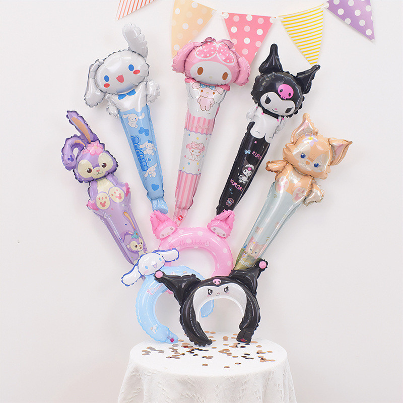 Sanrio Clow M Series ลูกโป่งเป่าลม อุปกรณ์ประกอบฉาก สําหรับถ่ายรูป ตกแต่งบาร์ งานปาร์ตี้ วันเกิดเด็ก