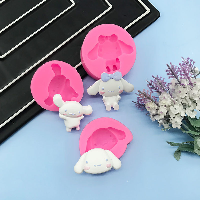 แม่พิมพ์ซิลิโคน รูป Cinnamoroll Babycinnamoroll น่ารัก สําหรับทําสบู่ ช็อคโกแลต เค้ก ฟองดองท์ อโรมา ยิปซั่ม