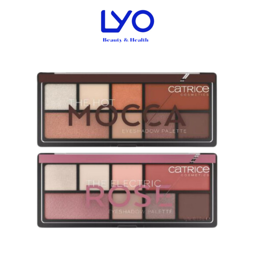 Catrice The Hot Mocca / The Electric Rose 8 Eye Shadow Table มีสีต ่ างๆ &amp; Luxury, ทนทาน 9g