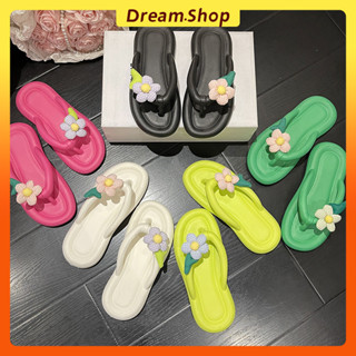 「DR」 รองเท้าแตะลําลอง EVA พื้นหนา กันลื่น ลายดอกทานตะวันน่าร…