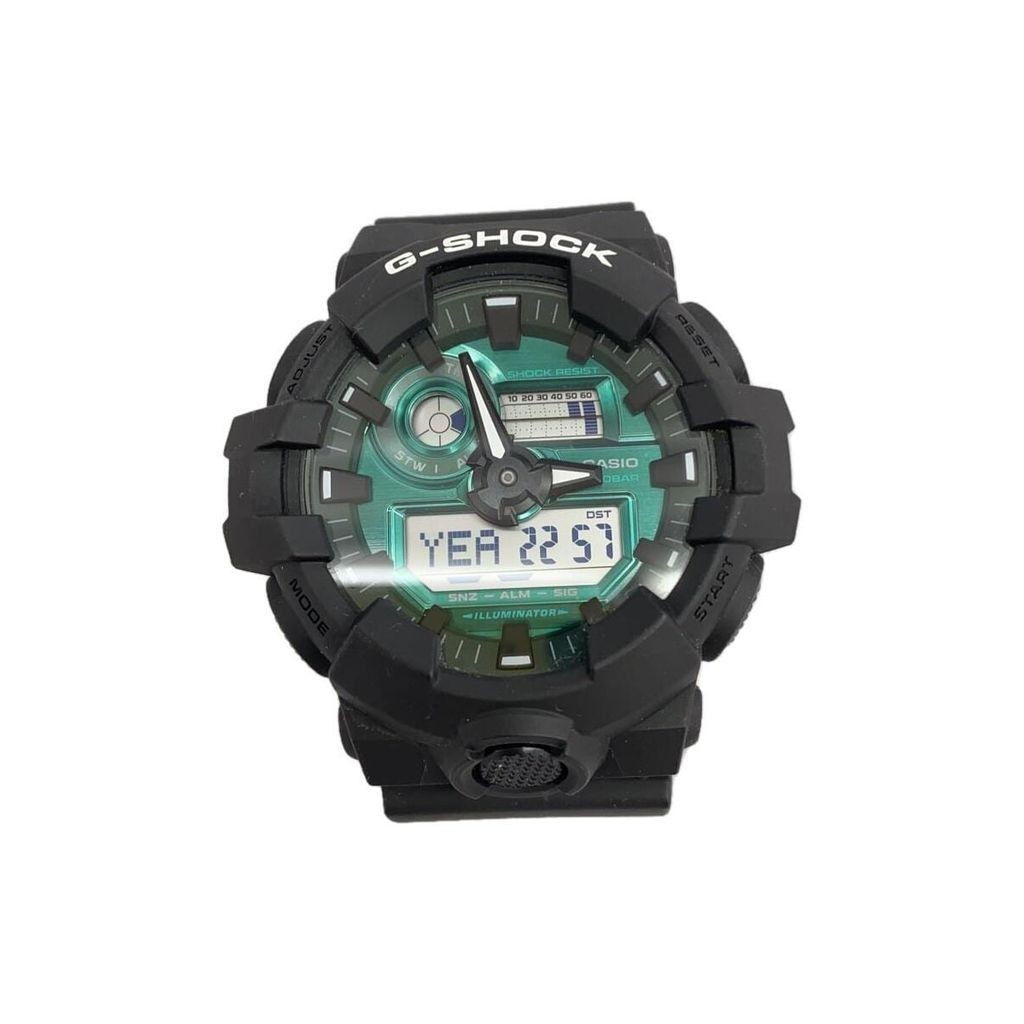 CASIO Wrist Watch G-Shock Green Black Men's Quartz Direct from Japan Secondhand