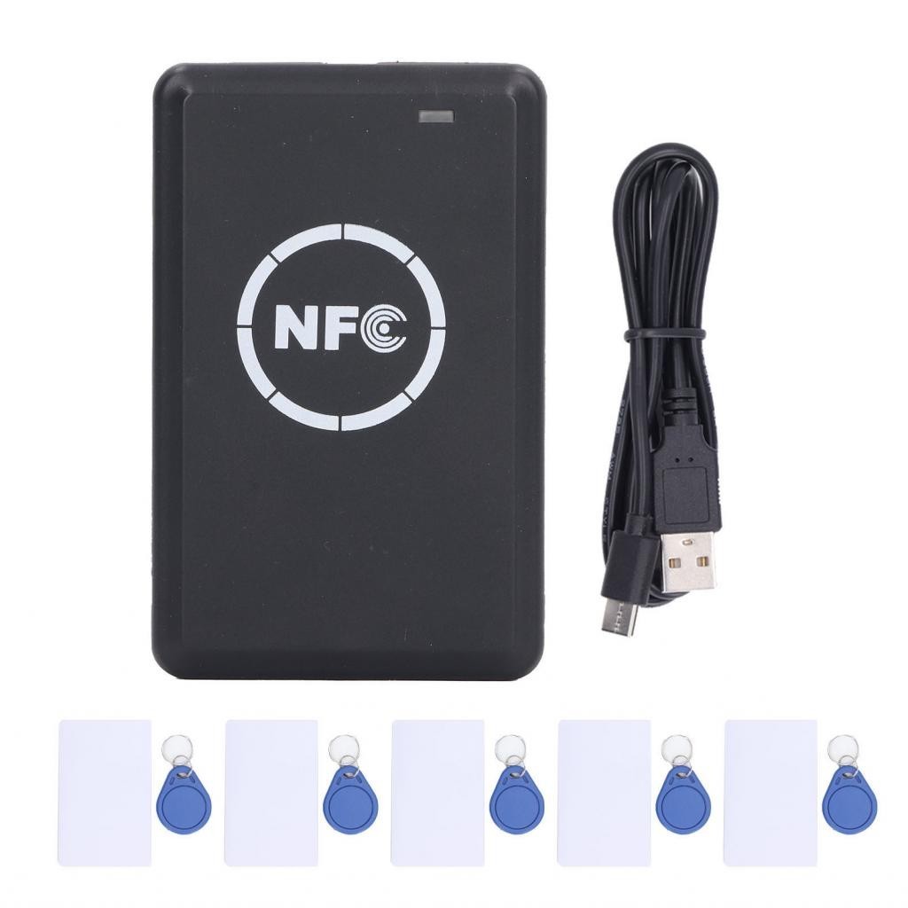 NFC Reader Writer การตอบสนองอย่างรวดเร็วการอ่านที่แม่นยําแบบไม่สัมผัส USB 5V